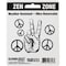 Sunburst Systems Decal Hand Peace Sign 2.75 in x 3.5 in, 12-Pack PK 6248 - alternate 2